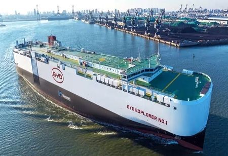 BYD to Deploy Eight Car Carriers to Boost Global EV Expansion