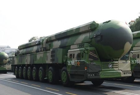 China's PLA Conducts First Public Test Launch of ICBM into Pacific Ocean